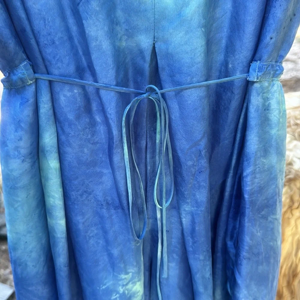 Johnny Was “Amanda Bond” Calista Jumpsuit NWT Handmade 100% Silk Wide Leg Sz M/L - Picture 7 of 17